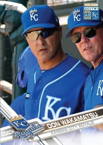 Don Wakamatsu 2017 Royals Spring Training custom card